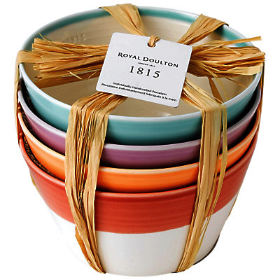 Royal Doulton 1815 Cereal Bowl, Multi, Set Of 4
